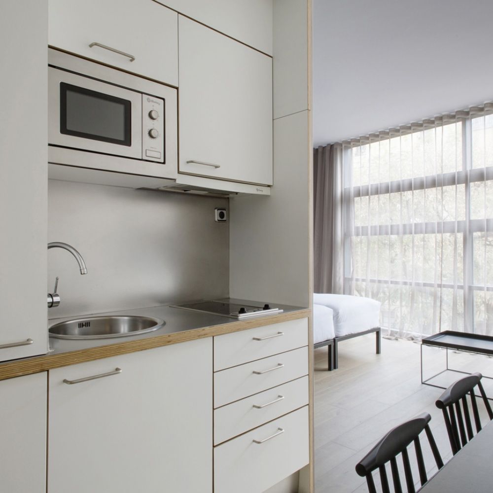 Aparthotel Allada 3* Barcelona Bagian luar foto